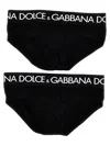 Dolce & Gabbana Logo-print Cotton Briefs (set Of Two)