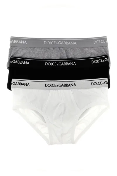 Dolce & Gabbana 'brando Brief' 3-pack Briefs In Multi