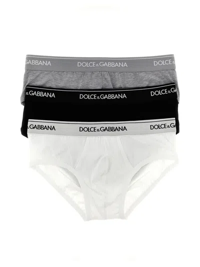 DOLCE & GABBANA DOLCE & GABBANA 'BRANDO BRIEF' 3-PACK BRIEFS