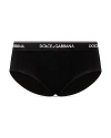 Dolce & Gabbana Pack Containing Two Brando Briefs Of The Same Color In Nero