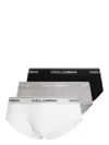 Dolce & Gabbana Set Of 3 Brando Briefs In White
