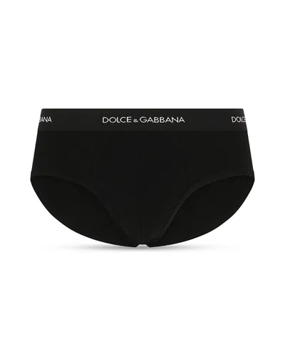 DOLCE & GABBANA BRANDO COTTON BRIEF