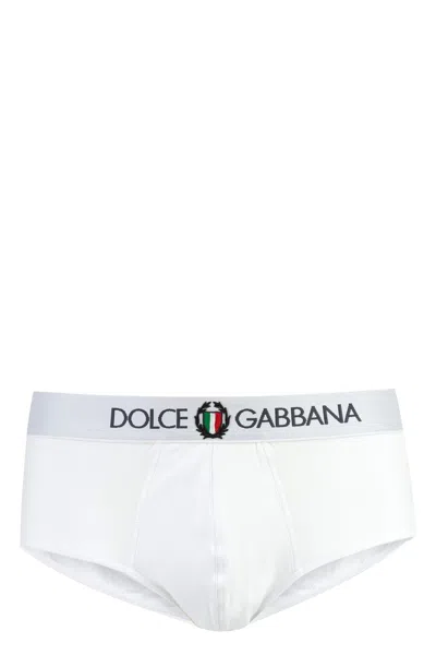 Dolce & Gabbana Brando Cotton Briefs In White