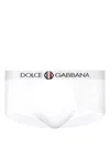 Dolce & Gabbana Brando Logo-waistband Boxers In White