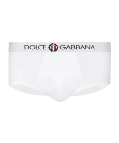 Dolce & Gabbana Brando Logo-waistband Boxers In White