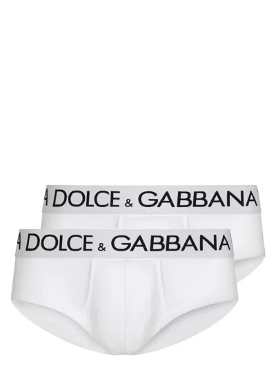 Dolce & Gabbana Brando White Bi-pack Briefs