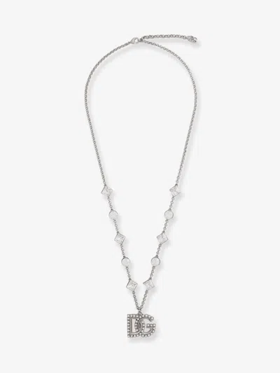 Dolce & Gabbana Brass Necklace In Metallic
