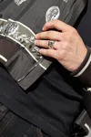 Dolce & Gabbana Brass Ring In Silver