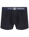 Dolce & Gabbana Two-way-stretch Jersey Regular-fit Boxers With Emblem
