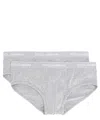 Dolce & Gabbana Bi-pack Cotton Briefs In Gray