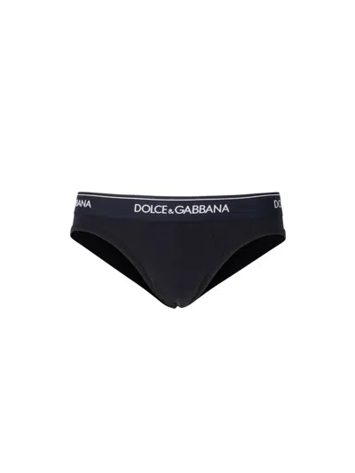 DOLCE & GABBANA BRIEFS WITH LOGOED ELASTIC