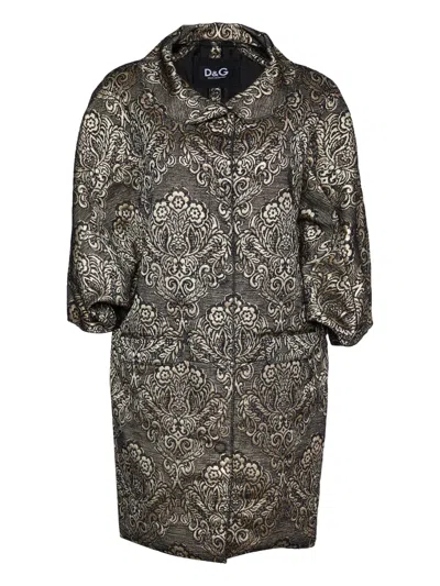 Pre-owned Dolce & Gabbana Brocade Coat