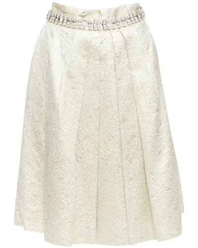 Pre-owned Dolce & Gabbana Brocade Cocktail Skirt, Size It 40 (authentic Pre-loved)