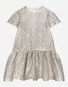 Dolce & Gabbana Abito Maniche Corte In Multicolor
