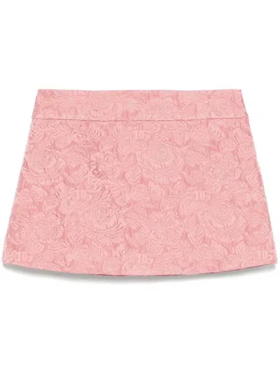 DOLCE & GABBANA DOLCE & GABBANA BROCADE MINI SKIRT CLOTHING