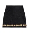 Dolce & Gabbana Brocade Mini Skirt In Black