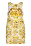 Dolce & Gabbana Short Majolica-print Brocade Dress
