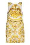 Dolce & Gabbana Short Majolica-print Brocade Dress