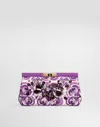 Dolce & Gabbana Brocade-print Embroidered Marlene Shoulder Bag In Multi