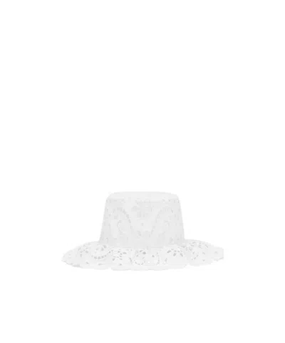 DOLCE & GABBANA DOLCE  GABBANA FLORAL-INLAY HAT