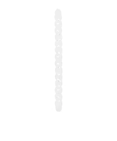 Dolce & Gabbana Broderie Anglaise Cotton Headscarf In White