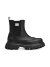 Dolce & Gabbana Brogue-detail Chelsea Boots In Black