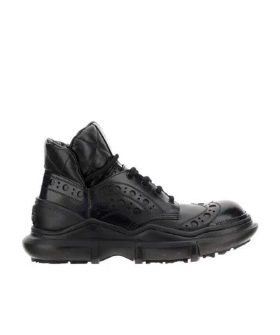 Dolce & Gabbana Brogue-style Boots In Black