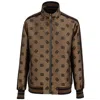 Dolce & Gabbana Jacket With Zip All Over Logo