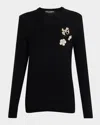 Dolce & Gabbana V-neck Embroidered Sweater