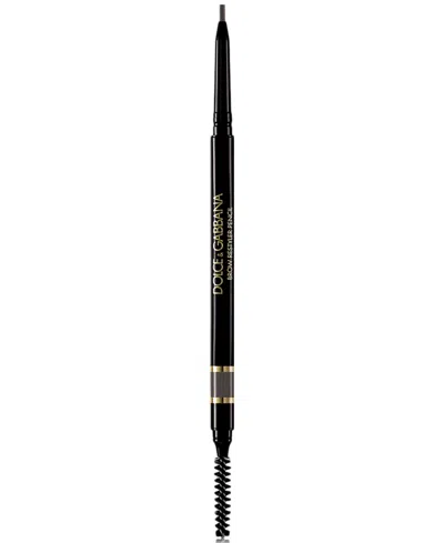 Dolce & Gabbana Brow Restyler Pencil In 04 Dark Brown - Neutral Medium Brown