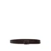 Dolce & Gabbana Man Belt Chocolate Brown Size 34 Calfskin