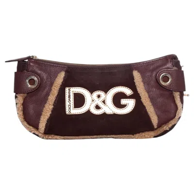 Pre-owned Dolce & Gabbana , Brown Clutch Bag