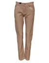 Dolce & Gabbana Brown Cotton Boyfriend Denim Trousers Jeans