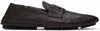 Dolce & Gabbana Dg Driver Leather Loafer In Moro 3