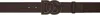 Dolce & Gabbana Brown Deerskin-print Calfskin Belt In 80076 Moro 3