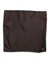 Dolce & Gabbana Brown Dg Crown Silk Square Men Foulard Men's Scarf