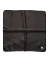 Dolce & Gabbana Brown Dg Crown Silk Square Men Foulard Scarf