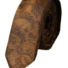 Dolce & Gabbana Brown Floral 100% Silk Adjustable Men Tie In Brown