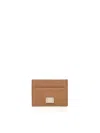 Dolce & Gabbana Brown Leather Cardholder