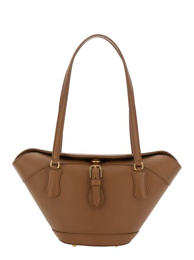 Dolce & Gabbana Brown Leather Satchels