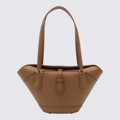 Dolce & Gabbana Women Leather Shoulder Bag In Brown