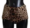 Dolce & Gabbana Brown Leopard Print Swimsuit Swimwear Bikini Women's Bottom In Brown