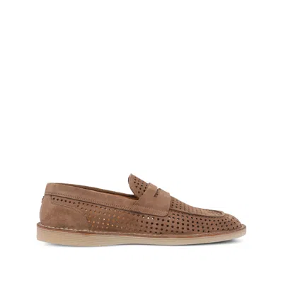 Dolce & Gabbana Brown Loafers Men