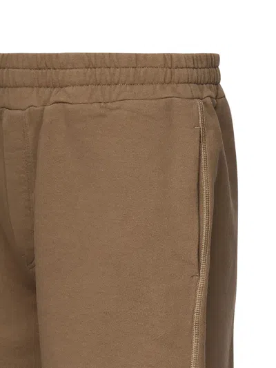 Dolce & Gabbana Brown Oversized Cotton Jogging Shorts