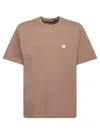 Dolce & Gabbana Brown Piquet Tag T-shirt