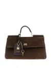 Dolce & Gabbana Brown Sicily Handbag In Brown