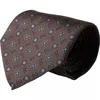 Dolce & Gabbana Brown Silk Branded Logo Adjustable Men Tie In Brown