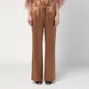 Dolce & Gabbana Silk-satin Straight-leg Pajama Pants In Beige