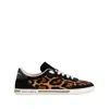Dolce & Gabbana Printed Calf Hair Saint Tropez Light Sneakers In Animal Print