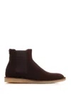 Dolce & Gabbana Brown Suede Ankle Boots
